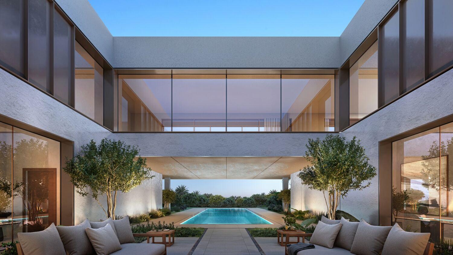 Seaward Villa Courtyard